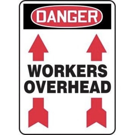 Accuform OSHA DANGER SAFETY SIGN WORKERS MEQM185VS MEQM185VS